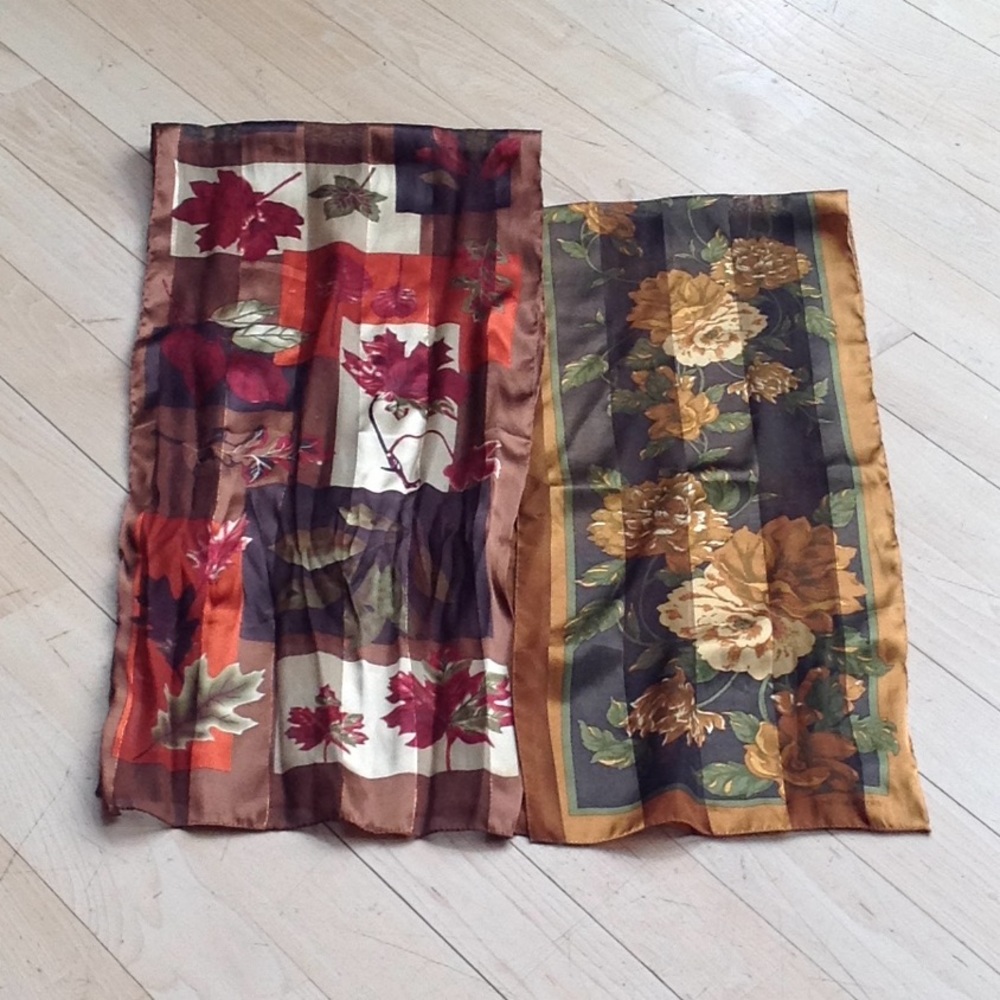Beautiful fall scarves